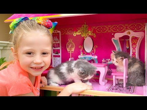Nastya and the cat - stories about kittens