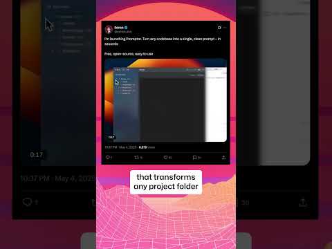 Promptor for macOS: Turn your entire codebase into a single LLM prompt