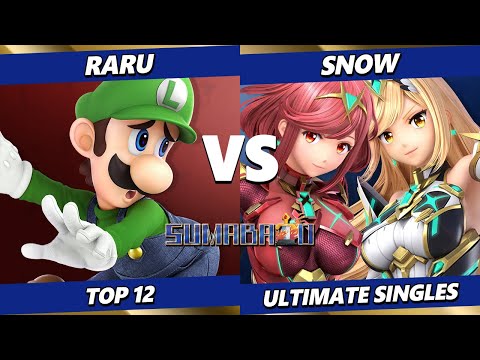 Sumabato 51 - Raru (Luigi) Vs. Snow (Pyra Mythra) Smash Ultimate - SSBU