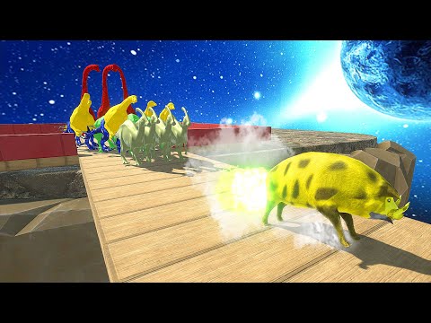 All Units Chased The Gold Pig #3 - Animal Revolt Battle Simulator
