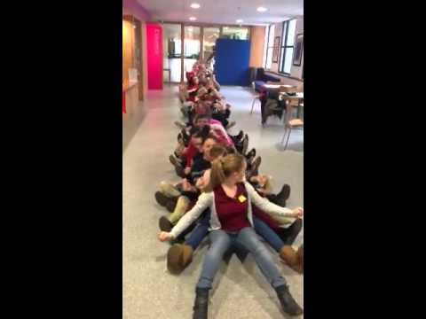 Oops Upside Your Head record attempt at the Gulbenkian in Canterbury for Comic Relief