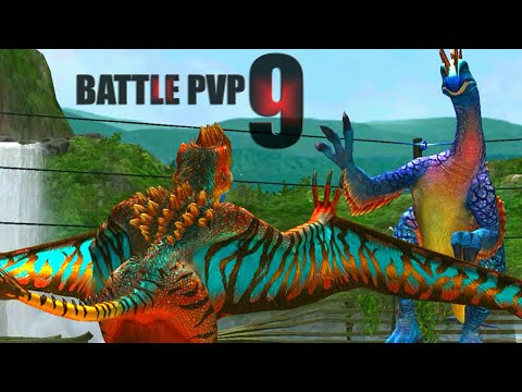 BATTLE PVP 9 INDORAPTOR Vs INDORAPTOR GEN 2 Vs METRIAPHODON | JURASSIC WORLD THE GAME
