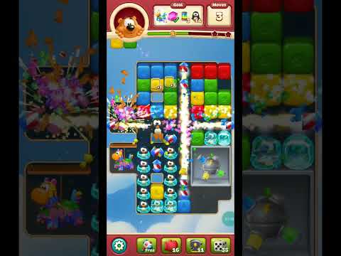 Toon blast level 7508 😤 got 3 free moves for clear 👍🚀🚀