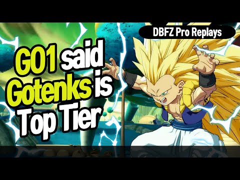 【DBFZ】 GO1 said that Gotenks is the NO.1 character, GO1 vs osakana100 【DBFZ Pro Replays】