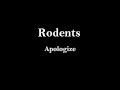 Apologize (One Republic) Cover by Rodents ...
