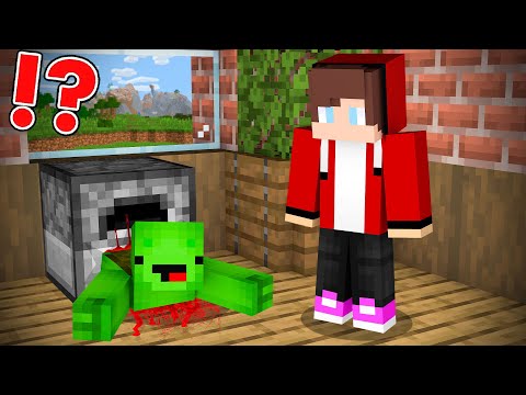 Maizen JayJay & Mikey - Who DRAGGED Mikey and JJ Into The Scary Furnace in Minecraft - Maizen JJ and Mikey