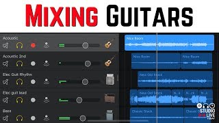 How to MIX GUITARS in GarageBand iOS (iPhone/iPad)