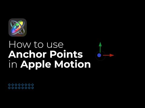 How to use Anchor Points in Apple Motion