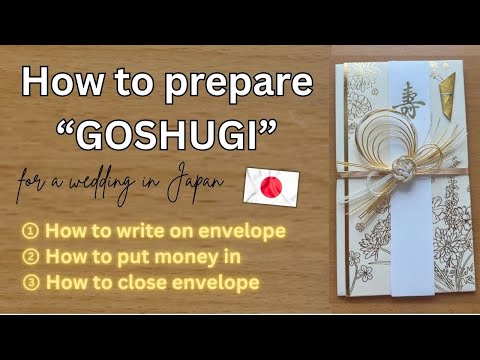 EASY: How To Prepare SHUGI BUKURO for Japanese Wedding in 3 minutes