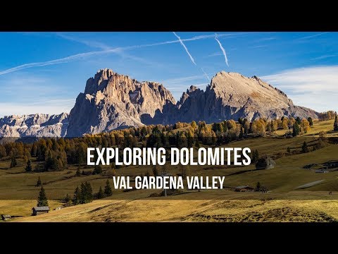 Landscape photography in Dolomites - Val Gardena valley