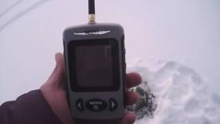 ffw718 Fishfinder эхолот lucky тест зимой.