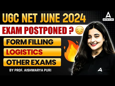 UGC NET Exam Date 2024 Postponed? | UGC NET 2024 Application Form Date Extended!😱