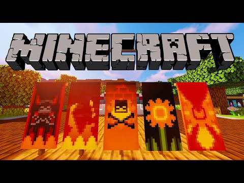 THE BEST FIRE BANNER DESIGNS IN MINECRAFT!