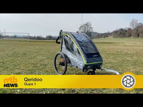 Fahrradanhänger Test 2022: Testrunde Qeridoo Qupa 1