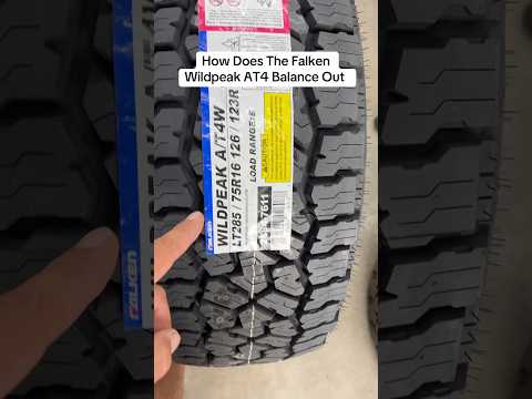 How Does The Falken Wildpeak AT4 Balance Out