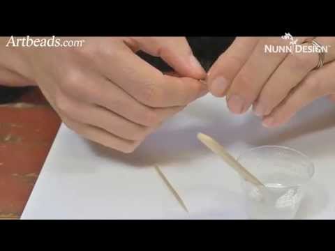 Artbeads Quick Tutorial - Colored Resin Faux French Enamel Technique with Becky Nunn