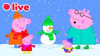 🔴 AO VIVO Peppa Pig 🎄 Episódios de Natal! ❄️ Diversão de Inverno | Peppa Pig em Português Brasil