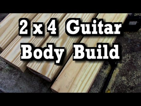 2 x 4 Guitar Body Build, Pine Telecaster Build