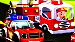 Kids learn Shapes, Animals & Firefighters with Paw Patrol Blaze and the Monster Machines Nick Jr
