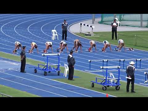80m Hurdles U14 Women Final, Australian Junior Championships, Sydney Olympic Park 16/03/2018