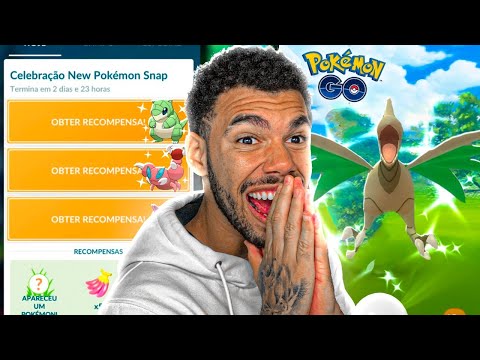 MISSÃO SHINY FINALMENTE BRILHOU & EVENTO DE FOTOS - POKEMON GO | Cris |