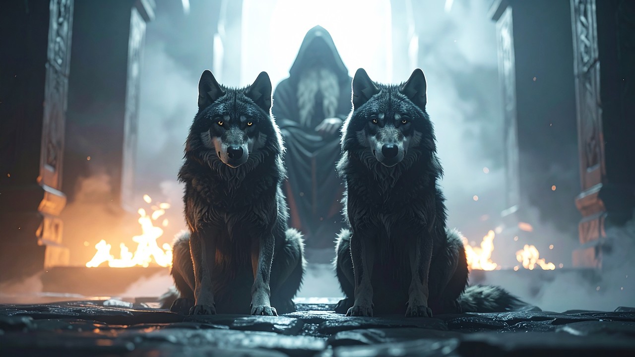 Odin’s Wolves – Geri & Freki | Viking Music by Valhalla Drums (Official Music Video)