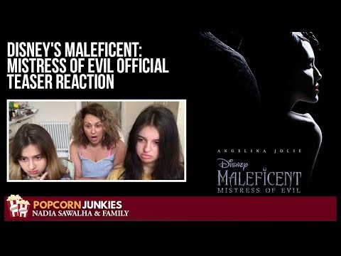 Disney's MALEFICENT: Mistress of Evil OFFICIAL TRAILER Reaction - Nadia Sawalha & Popcorn Junkies