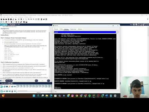 17.5.9 Packet Tracer – Interpret show Command Output