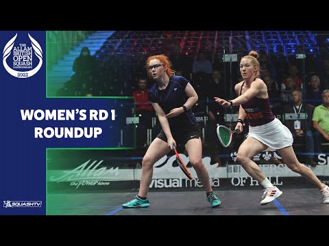 Allam British Open Squash 2022 - Women's Rd 1 Roundup