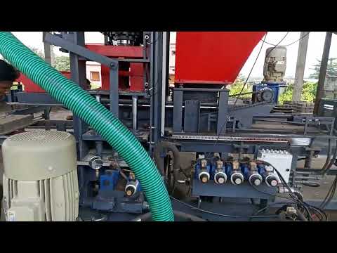 Dual Pressure With Vibration 270 ton Fully Automatic Fly Ash Bricks Making Machine