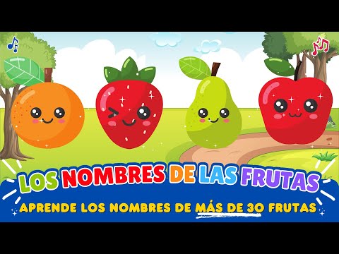 🍎🍌 Nombres de Frutas para Niños | Aprende Jugando 🍍🍓