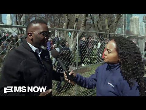 ‘Get active!’: Chicago Mayor Brandon Johnson speaks out against Trump at ‘No Kings’ rally