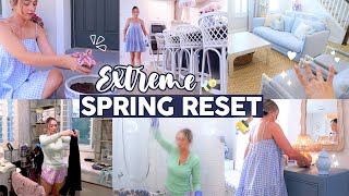 EXTREME SPRING RESET 2025 | Whole-House Clean, Flowers & Fresh Decor