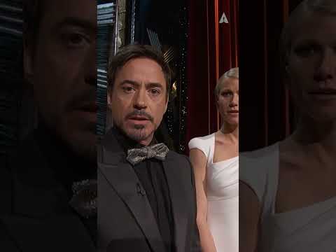 Oscar Winners Robert Downey Jr. & Gwyneth Paltrow "filming" a Documentary called 'The Presenter'