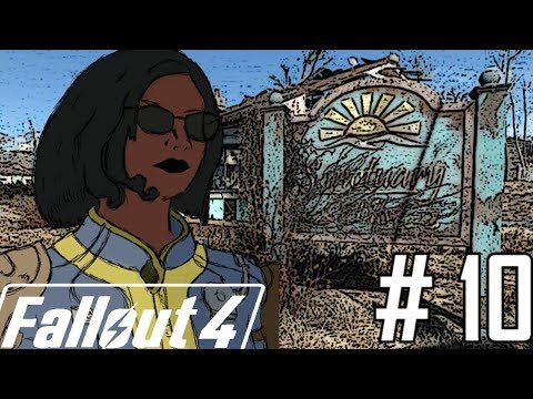 Fallout 4 Female Walkthrough | Part 10 - Starlight Drive-in / Helping Travis