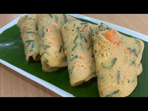 Traditional Carrot And Chives Pancake
