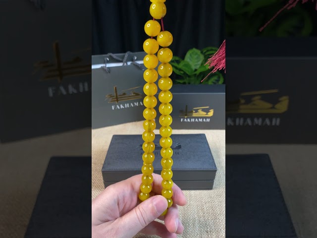 مسباح مسكي معتق أصفر زيتي