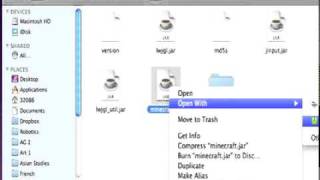 How to convert the minecraft.jar file into a folder [MAC]