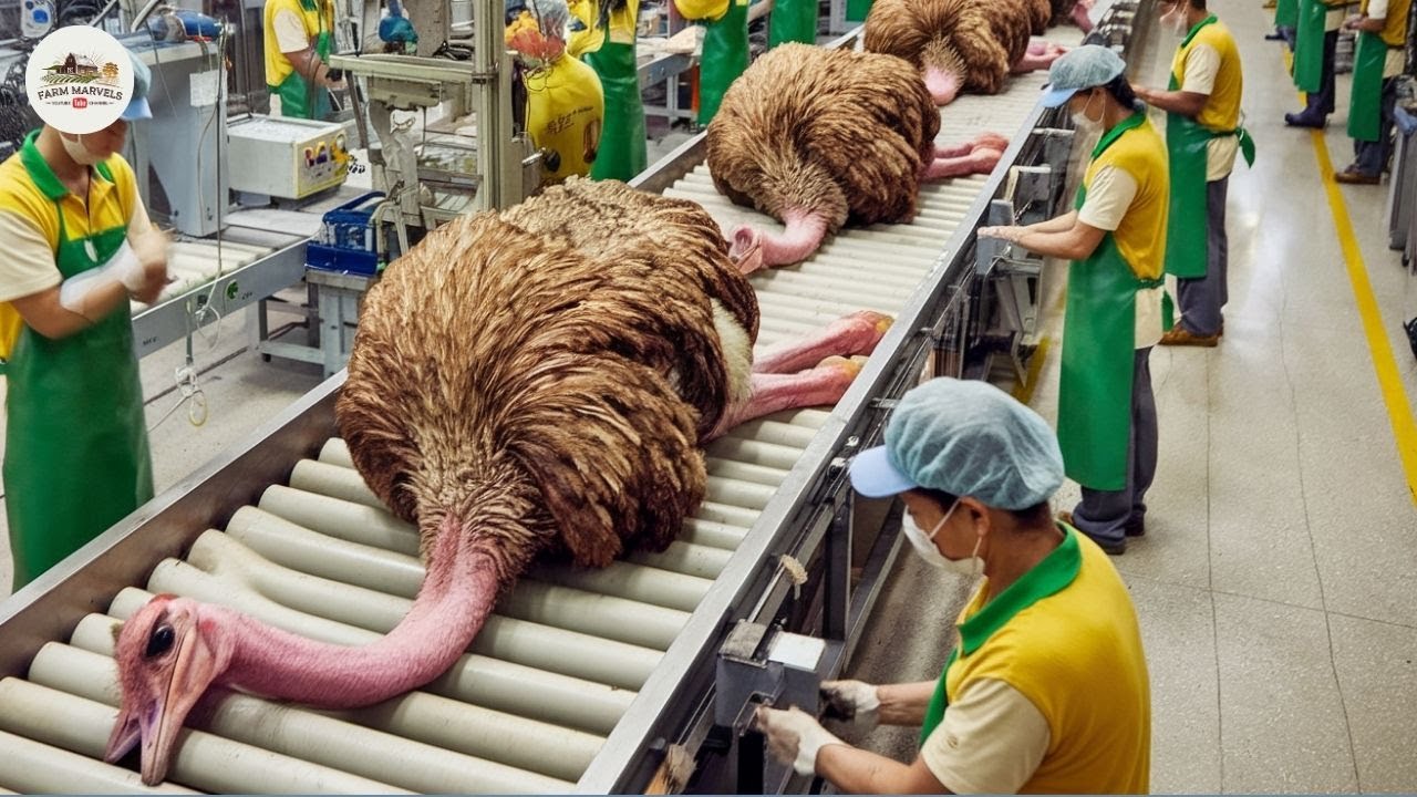 Chinese Farmers Are Raising and Processing Millions of Ostriches This Way