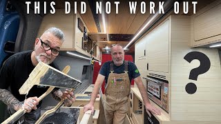 IT STARTED TO CRACK. The Wood Just Couldn't Handle It. SPRINTER BUILD