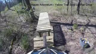 Testing the  Step Up Pier Drop on the Yellow Trail.