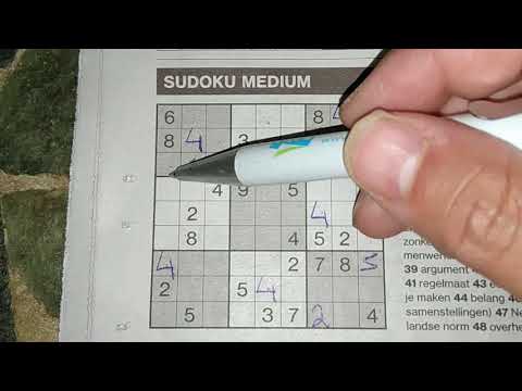 Start with this month with an incredible Medium Sudoku puzzle (with a PDF file) 07-01-2019