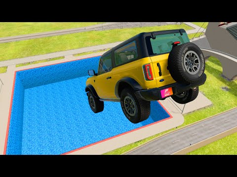 High Speed Jumping In Pool