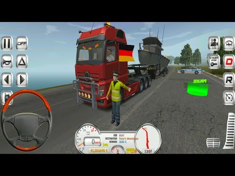 Euro Truck Evolution(simulator) | Heavy Boat Transportation - Android Gameplay FHD