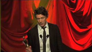 Aidan Gillen, IFTA Winner 2009 - Actor in a Lead Role Television for The Wire video