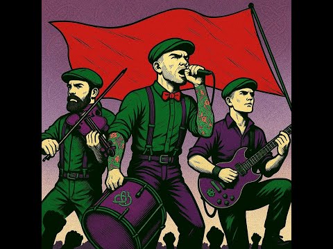 The Hex Pistols - The Red Flag (Lyrics Video) (Collaboration with AI)