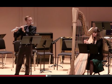 Persichetti Serenade No. 10 for Flute & Harp, Aaron Perdue, flute and Naomi Hoffmeyer, harp