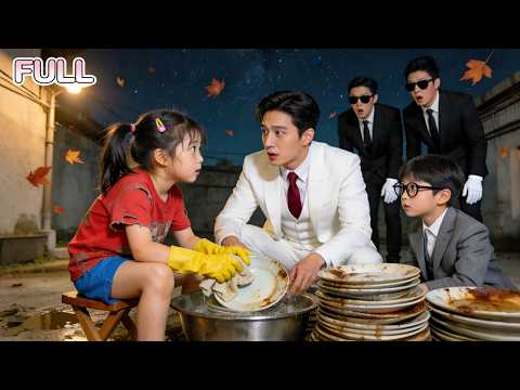 Poor Orphan Washes Dishes to Survive—Until CEO Realizes She’s His Lost Daughter! Her Life Flips!