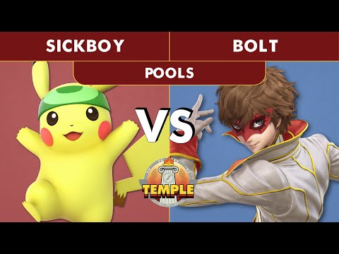 Temple: Hermès Edition POOLS - Bolt (Joker) Vs. SickBoy (Pikachu) SSBU Ultimate Tournament