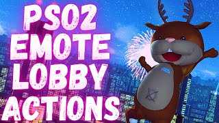 PSO2 NGS 726: Sonic/Tails 2 Emote Lobby Action 726「ソニック／テイルス2」